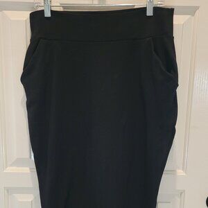Black Pencil Skirt with Pockets! (Marcella)